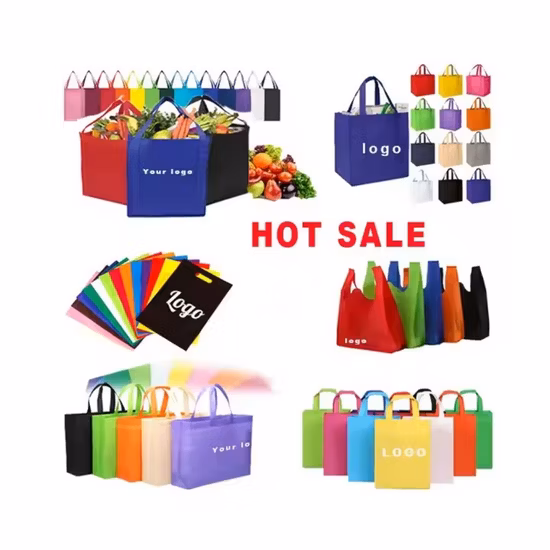 PP Non Woven Fabric Shopping Bag Promotional Custom Reusable Carry Bag Eco-Friendly Customized Tote Bag Grocery Bag