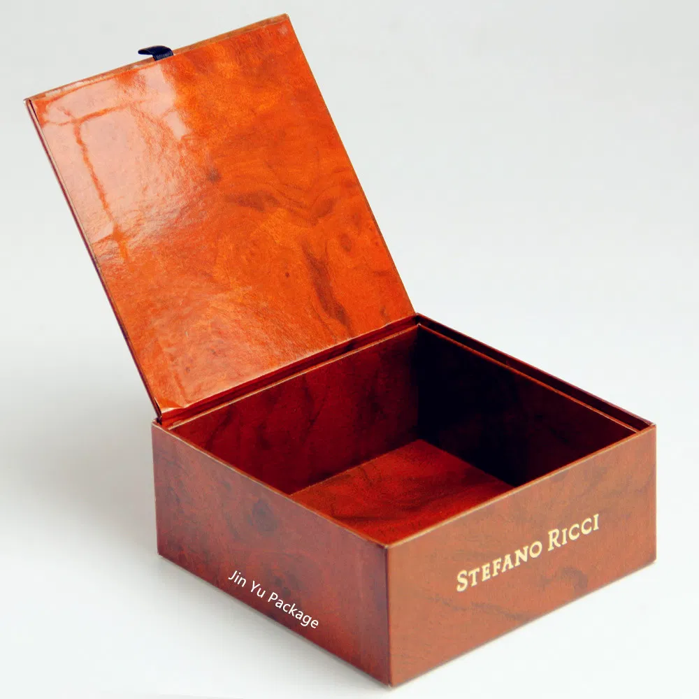 Forme el paño de encargo de la cartera, corbata, caja de empaquetado del regalo de papel de la bufanda de seda