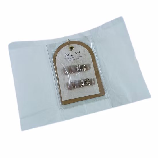 Prensa personalizada sobre caja de embalaje de papel para esmalte de uñas falso, caja de regalo, caja de uñas
